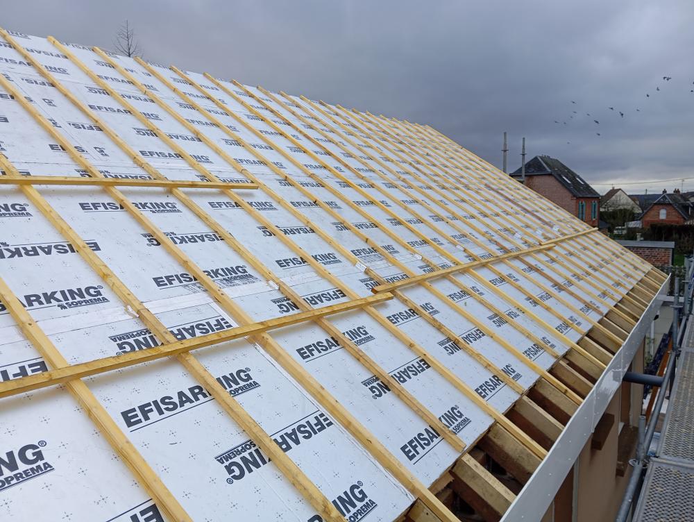 Isolation extérieure par panneaux Sarking